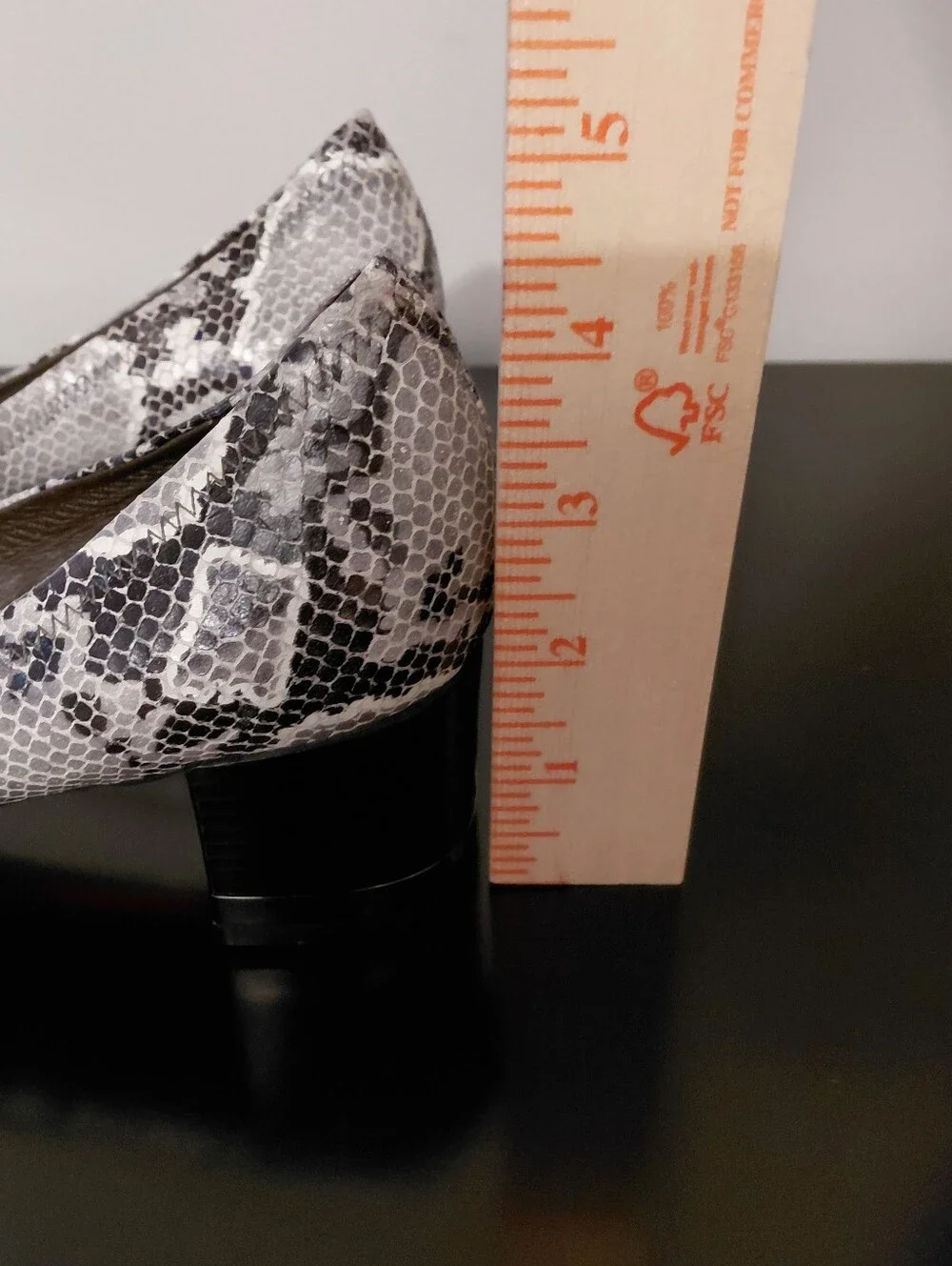 Tory Burch Women's Snake-Print Block Heel Pumps in Gray
